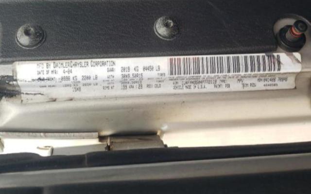 Photo 10 from auction – 2004 JEEP WRANGLER / with VIN 1J4FA49S04P772119