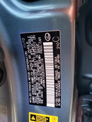 Photo 10 from auction – 2013 LEXUS ES 350 with VIN JTHBK1GG2D2035174