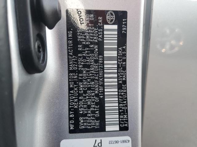 Photo 10 from auction – 2017 TOYOTA CAMRY LE with VIN 4T1BF1FK1HU737889
