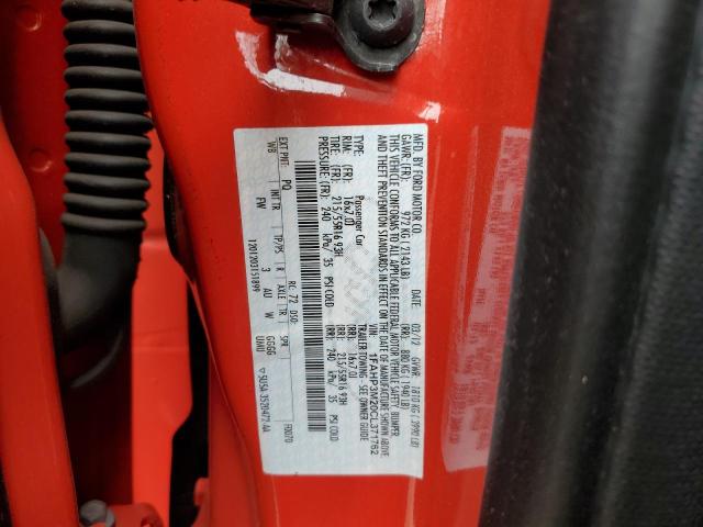 Photo 10 from auction – 2012 FORD FOCUS SEL with VIN 1FAHP3M20CL371762