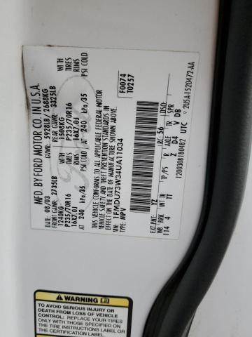 Photo 10 from auction – 2004 FORD EXPLORER X with VIN 1FMDU73W34UA11034
