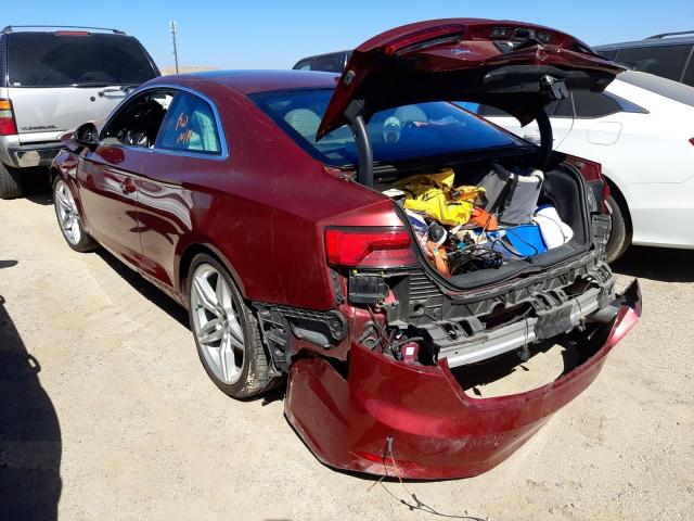 Photo 3 from auction – 2018 AUDI A5 PREMIUM with VIN WAUTNAF57JA007169