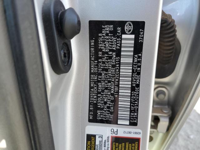 Photo 10 from auction – 2014 TOYOTA CAMRY L with VIN 4T1BF1FK2EU434115