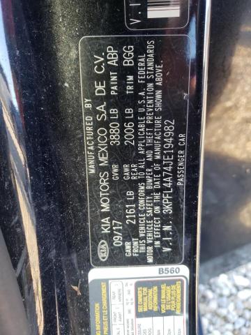 Photo 10 from auction – 2018 KIA FORTE LX with VIN 3KPFL4A74JE194982