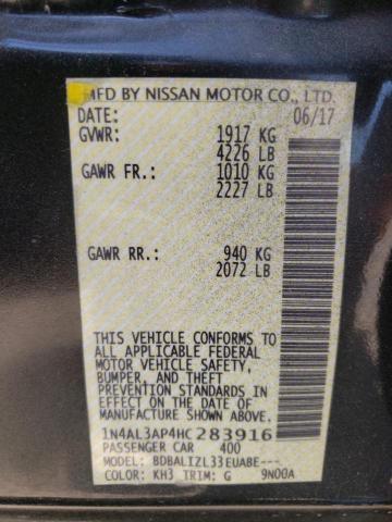 Photo 10 from auction – 2017 NISSAN ALTIMA 2.5 with VIN 1N4AL3AP4HC283916