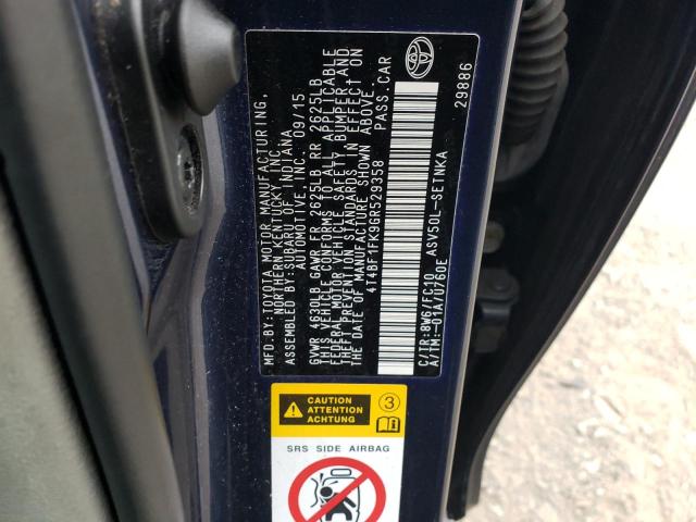 Photo 10 from auction – 2016 TOYOTA CAMRY LE with VIN 4T4BF1FK9GR529358