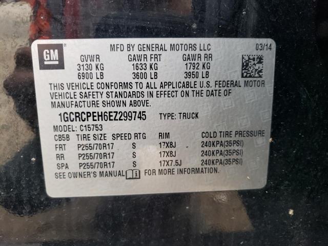 Photo 10 from auction – 2014 CHEVROLET SILVERADO with VIN 1GCRCPEH6EZ299745