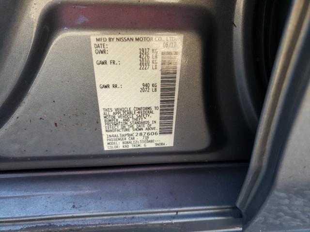 Photo 10 from auction – 2017 NISSAN ALTIMA 2.5 with VIN 1N4AL3AP9HC287606