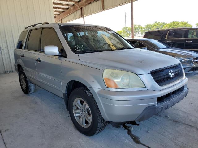 HONDA PILOT EX 2004 with VIN 2HKYF184X4H503123 - Photo from auction