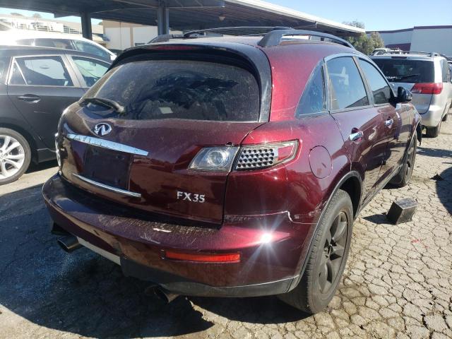 Photo 4 from auction – 2005 INFINITI FX35 with VIN JNRAS08W75X211234