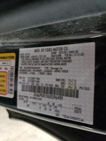 Photo 10 from auction – 2016 FORD FUSION SE with VIN 3FA6P0H70GR396499