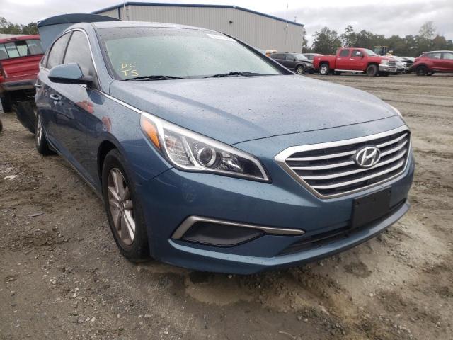 HYUNDAI SONATA SE 2016 with VIN 5NPE24AF7GH272486 - Photo from auction