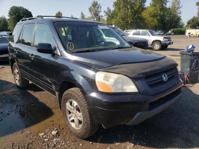 HONDA PILOT EXL 2004 with VIN 2HKYF18554H568468 - Photo from auction