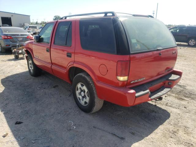 Photo 3 from auction – 2003 CHEVROLET BLAZER with VIN 1GNDT13X73K116643