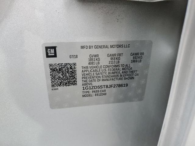 Photo 10 from auction – 2018 CHEVROLET MALIBU LT with VIN 1G1ZD5ST8JF278619