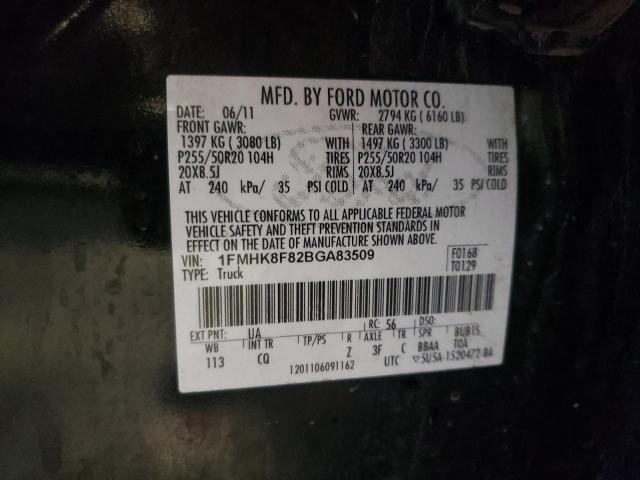 Photo 10 from auction – 2011 FORD EXPLORER L with VIN 1FMHK8F82BGA83509