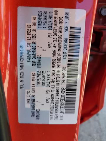 Photo 10 from auction – 2013 MAZDA MAZDA2 with VIN JM1DE1KY6D0170591