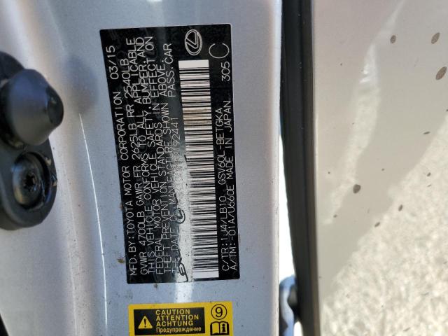 Photo 10 from auction – 2015 LEXUS ES 350 with VIN JTHBK1GG1F2192441