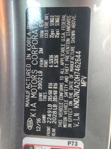 Photo 10 from auction – 2017 KIA SOUL with VIN KNDJN2A20H7462644