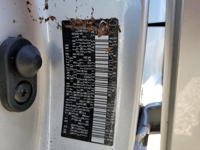 Photo 10 from auction – 2020 TOYOTA COROLLA LE with VIN 5YFEPRAE4LP031522
