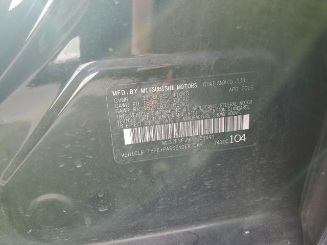 Photo 10 from auction – 2017 MITSUBISHI MIRAGE G4 with VIN ML32F3FJ9HH003441
