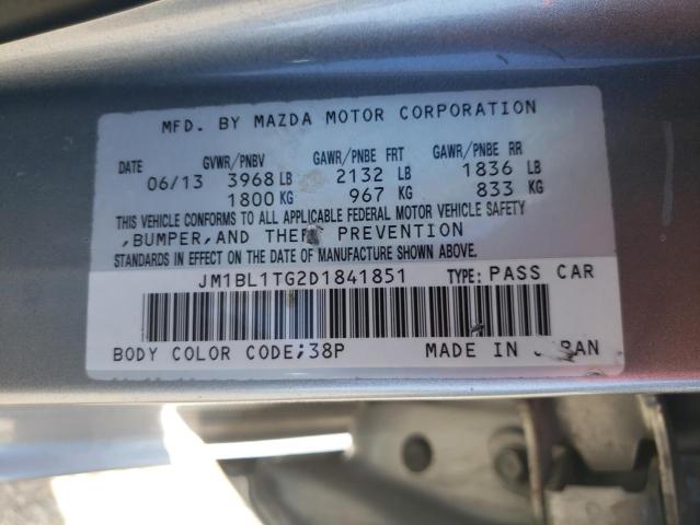 Photo 10 from auction – 2013 MAZDA 3 I with VIN JM1BL1TG2D1841851