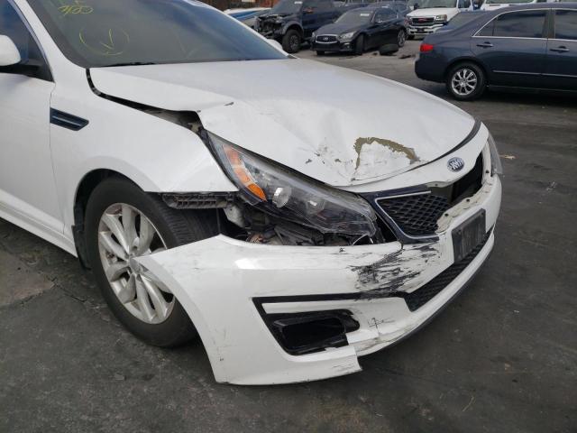 Photo 9 from auction – 2014 KIA OPTIMA EX with VIN 5XXGN4A77EG278693