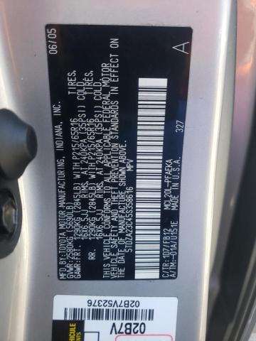 Photo 10 from auction – 2005 TOYOTA SIENNA CE with VIN 5TDZA23C45S358616