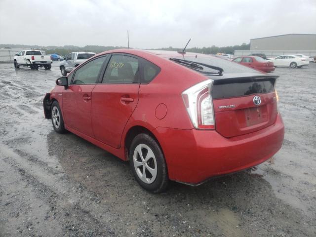 Photo 3 from auction – 2013 TOYOTA PRIUS with VIN JTDKN3DU9D5572086