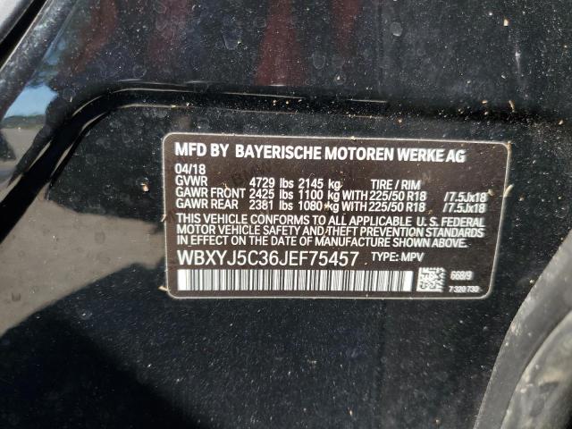 Photo 10 from auction – 2018 BMW X2 XDRIVE2 with VIN WBXYJ5C36JEF75457