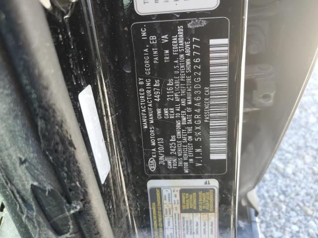 Photo 10 from auction – 2013 KIA OPTIMA SX with VIN 5XXGR4A63DG226777