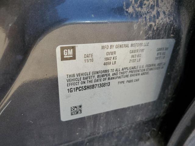Photo 10 from auction – 2011 CHEVROLET CRUZE LS with VIN 1G1PC5SH8B7130813