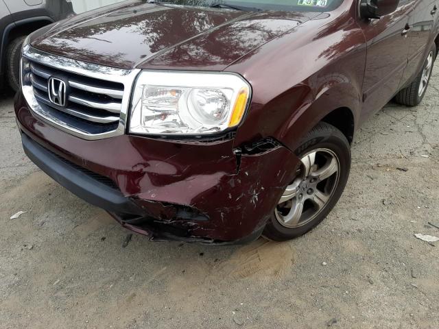 Photo 9 from auction – 2013 HONDA PILOT EXL with VIN 5FNYF4H5XDB024418