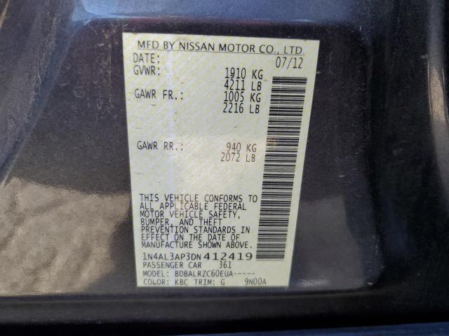 Photo 10 from auction – 2013 NISSAN ALTIMA 2.5 with VIN 1N4AL3AP3DN412419
