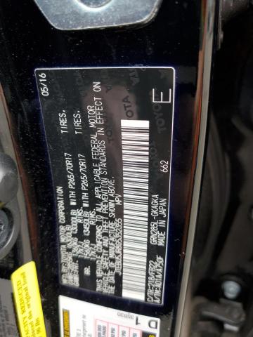 Photo 10 from auction – 2016 TOYOTA 4RUNNER SR with VIN JTEBU5JR8G5352355