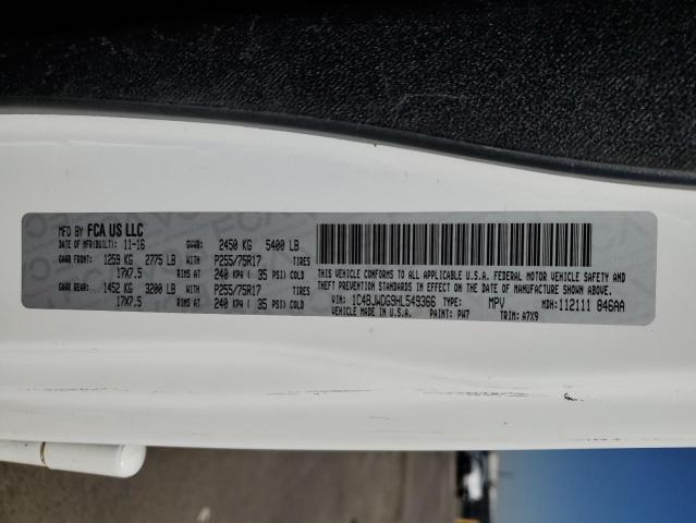 Photo 10 from auction – 2017 JEEP WRANGLER U with VIN 1C4BJWDG9HL549366