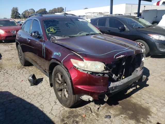 INFINITI FX35 2005 with VIN JNRAS08W75X211234 - Photo from auction