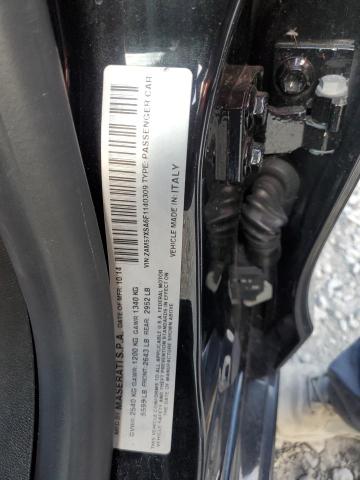 Photo 10 from auction – 2015 MASERATI GHIBLI with VIN ZAM57XSA6F1140309