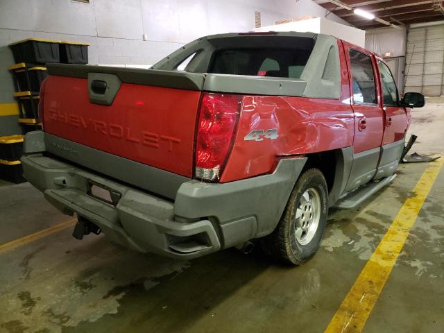 Photo 4 from auction – 2002 CHEVROLET AVALANCHE with VIN 3GNEK13T32G161332