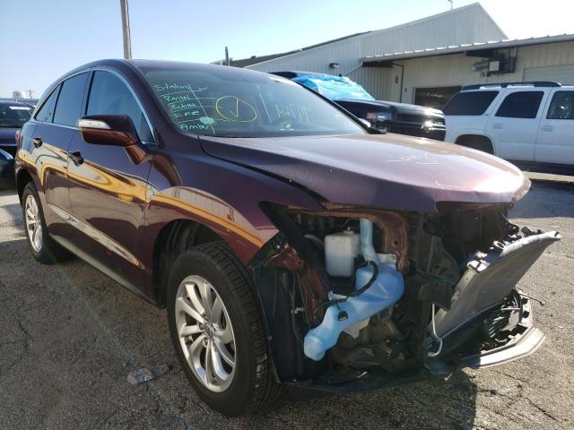 ACURA RDX 2017 with VIN 5J8TB4H34HL035360 - Photo from auction