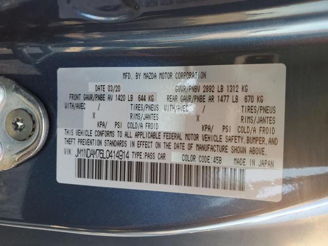 Photo 10 from auction – 2020 MAZDA MX-5 MIATA with VIN JM1NDAM76L0414914
