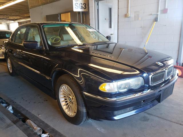 BMW 740 IL 2001 with VIN WBAGH83401DP23214 - Photo from auction