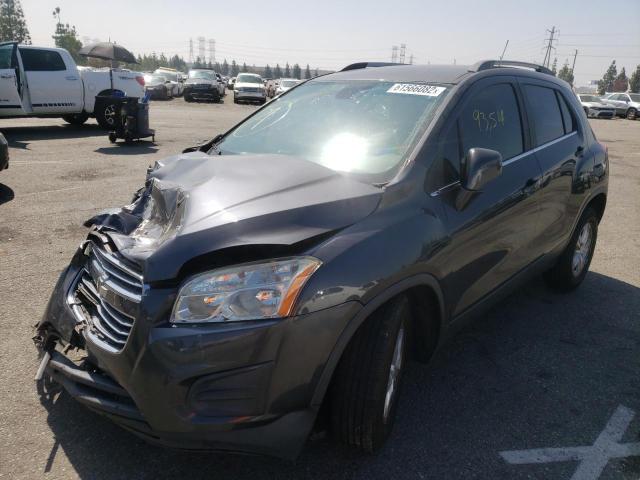 Photo 2 from auction – 2016 CHEVROLET TRAX 1LT with VIN 3GNCJLSB2GL180242