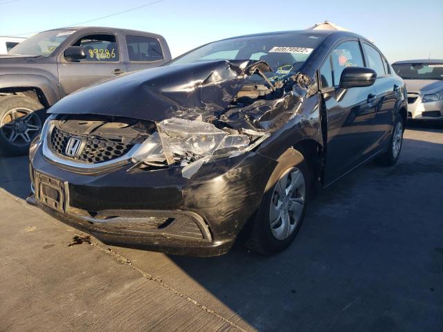 Photo 2 from auction – 2014 HONDA CIVIC LX with VIN 2HGFB2E55EH528576
