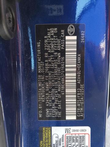 Photo 10 from auction – 2007 TOYOTA CAMRY with VIN 4T1BE46K57U166216