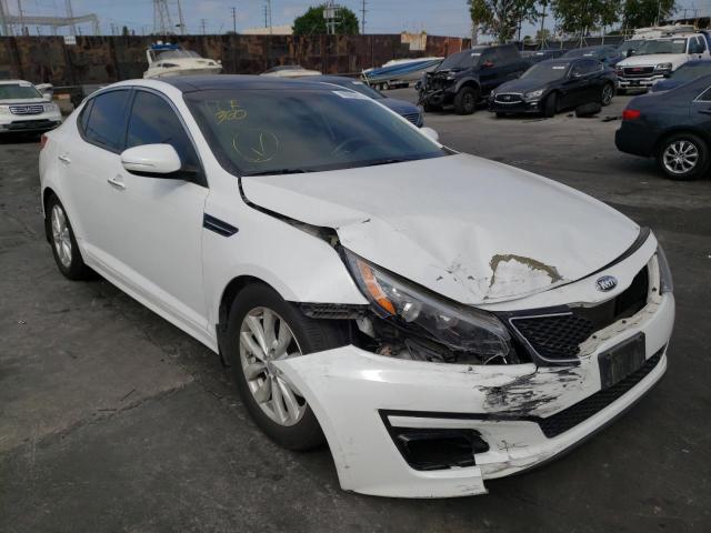 KIA OPTIMA EX 2014 with VIN 5XXGN4A77EG278693 - Photo from auction