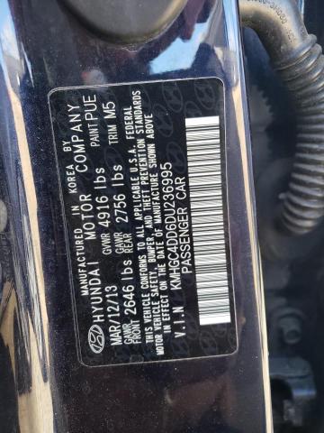 Photo 10 from auction – 2013 HYUNDAI GENESIS 3. with VIN KMHGC4DD6DU236995