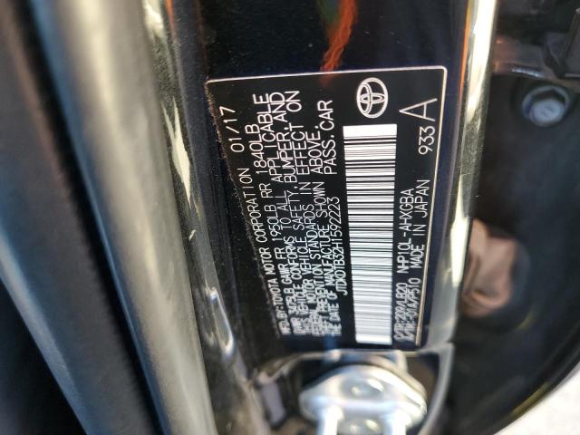 Photo 10 from auction – 2017 TOYOTA PRIUS C with VIN JTDKDTB32H1592223