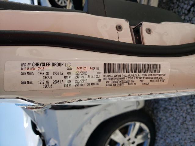 Photo 10 from auction – 2010 DODGE JOURNEY R/ with VIN 3D4PG9FVXAT233893