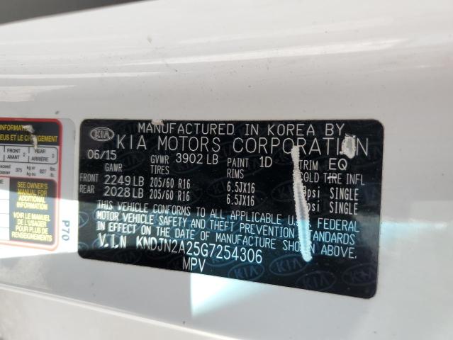 Photo 10 from auction – 2016 KIA SOUL with VIN KNDJN2A25G7254306